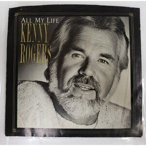 Record 45 RPM Vinyl  Kenny Rogers All My Life / Farther I Go VINTAGE 1983